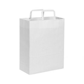 Shopping Bag 19 x 24 x 7 cm busta in carta con maniglia piatta Taglia XS