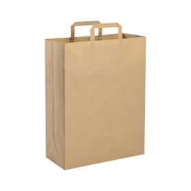 Shopping Bag 26 x 39 x 14 cm envelope made from Recycled paper Havana Size M