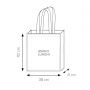 Shopper/Bag 38x42x8cm 100% Cotton 220 gr/m2 Color long handles