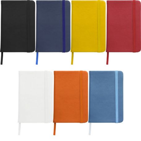 Feela 3 Carnet de Notes de Poche A6 avec 3 Stylos Noirs, Page Lignée, Petit  Carnet de Poche à Couverture Rigide avec Porte-Stylo, Bloc Note A6, 9 x 14  cm, Couleurs Unies (