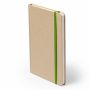 Notes/Notebook 9.5 x 14.5 cm cardboard recycled, and 100 pages Customizable with your logo