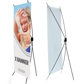 Self-supporting structure X Banner with printing HD