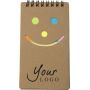 Set memo with stick, smile, colorful, customizable with your logo