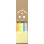 Set memo with stick, smile, colorful, customizable with your logo