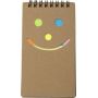 Set memo with stick, smile, colorful, customizable with your logo