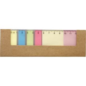 Set the memo with a stick, coloured and ruler, customized with your logo