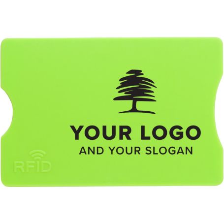 Case credit card holder anti RFID ( anti shoplifting ) customizable with  your logo