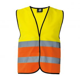 Vest high visibility, two-tone, EN ISO 20471:2013 + A1:By 2016, the Oeko-Tex® Standard 100