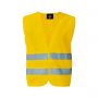 Vest yellow high visibility Safety, EN ISO 20471:2013 + A1:By 2016, the Oeko-Tex® Standard 100